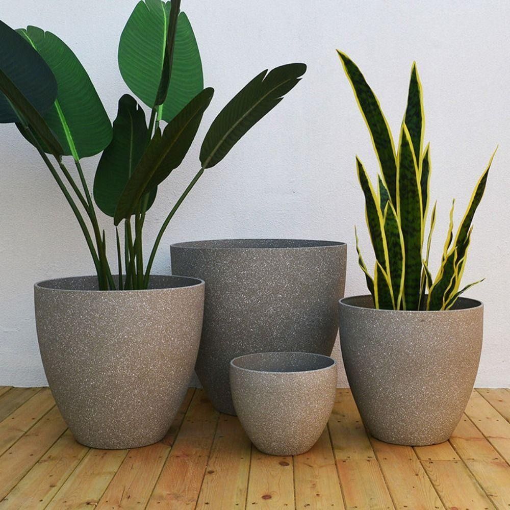 Aloe Vera Pot - Matowy imitacja kamienia doniczka Bonsai balkon
