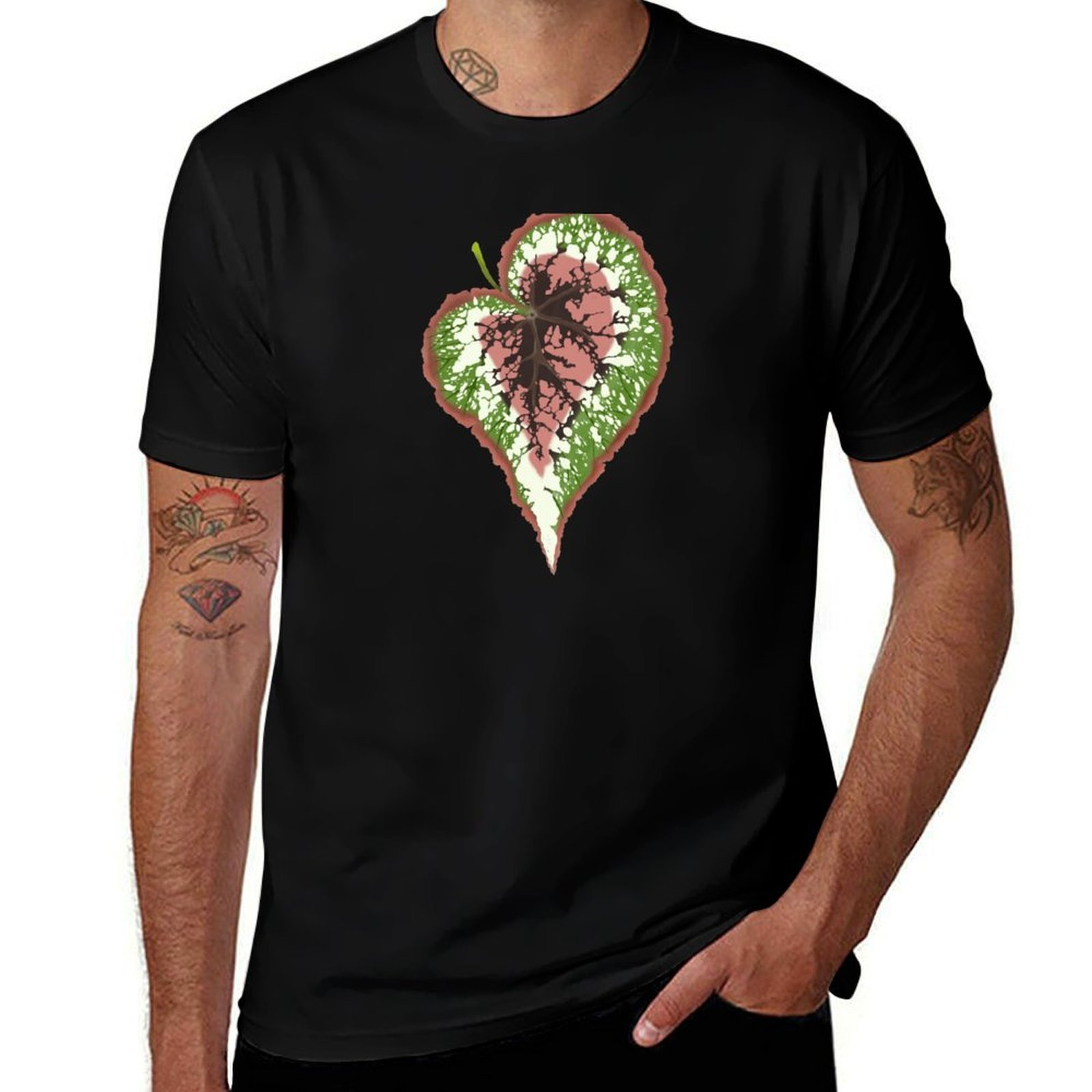 Begonia Rex - Koszulka Begonia Rex, podstawowy, prosty wzór,