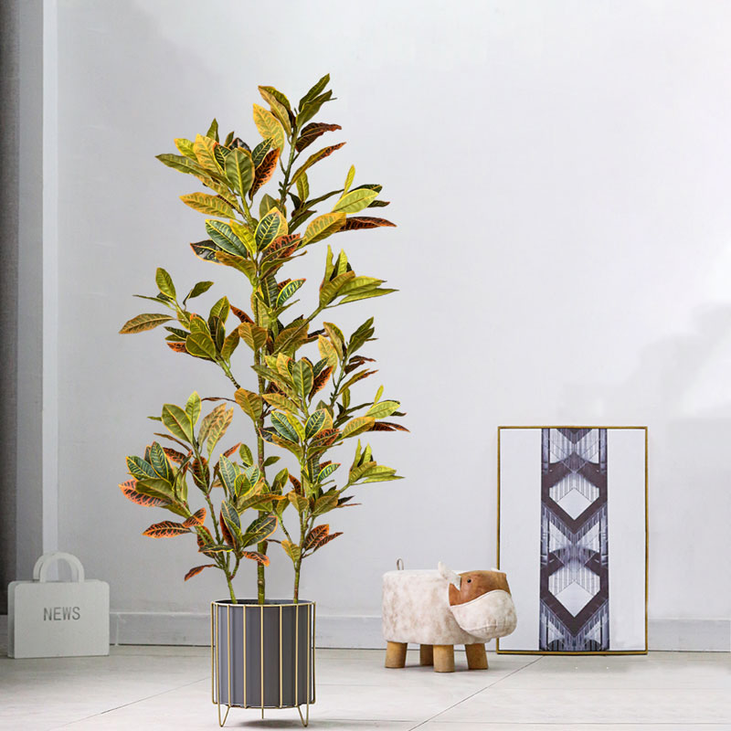 Ficus Lyrata Tree - 120cm Duże sztuczne drzewo Ficus Sztuczne