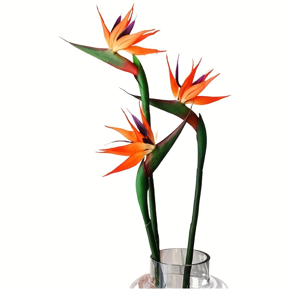 Bird Paradise Strelitzia - 3 szt. Sztuczny rajski ptak kwiaty