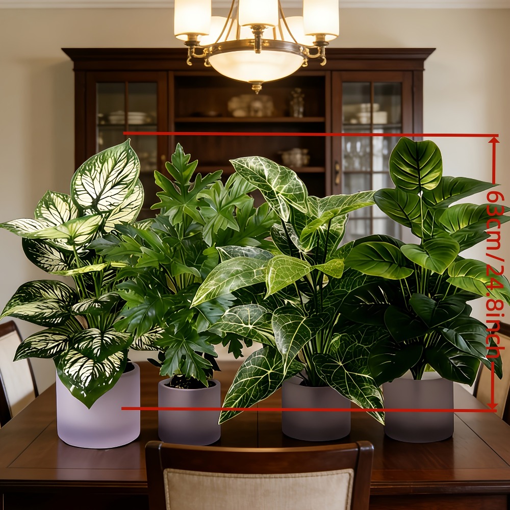 4 szt. Sztucznych roślin z 48  – Dracaena Marginata recenzja i cena