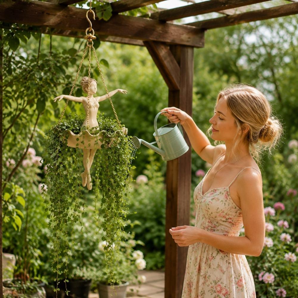 Doniczka wisząca z żywicy w ks – Echeveria Succulent recenzja i cena