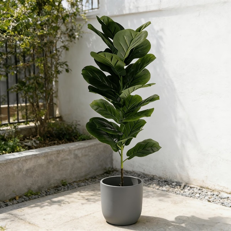 1 szt. 100cm Sztuczny Ficus Ly – Ficus Lyrata Tree recenzja i cena