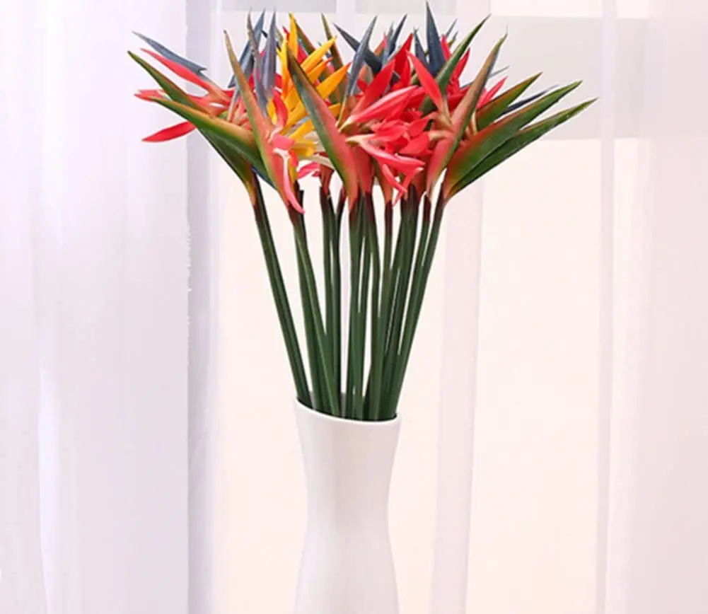 8 SZTUK Sztuczne kwiaty Streli – Bird Paradise Strelitzia recenzja i cena