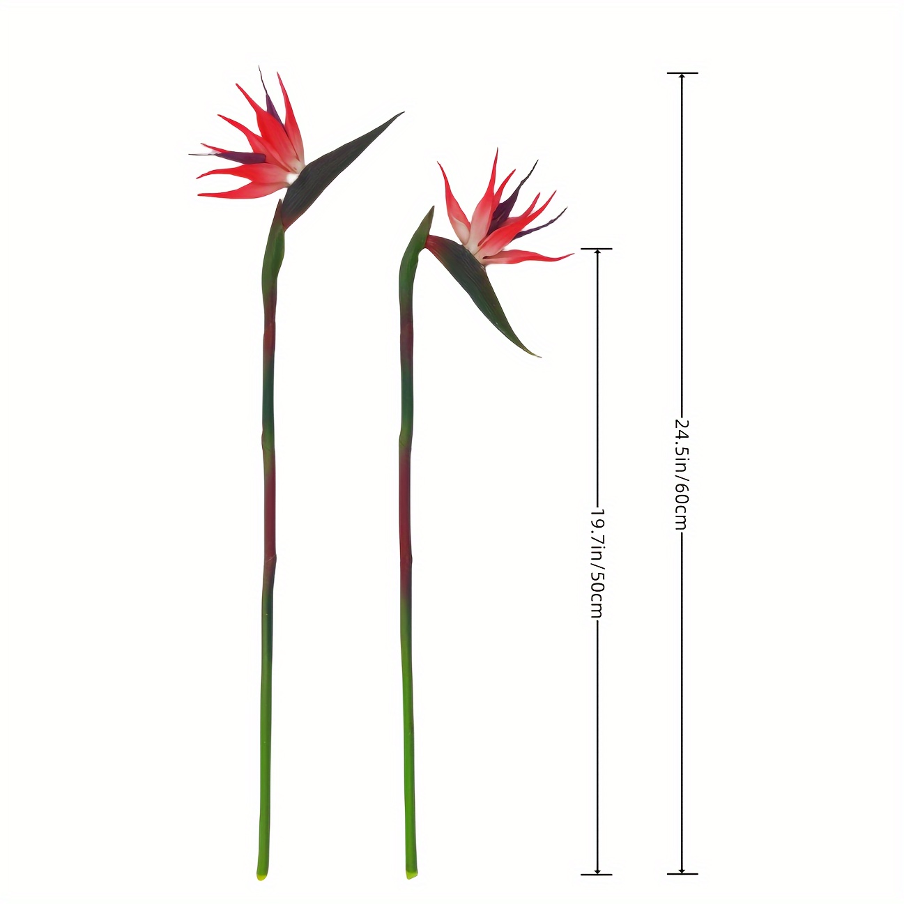3 szt. Sztuczne kwiaty strelit – Bird Paradise Strelitzia recenzja i cena