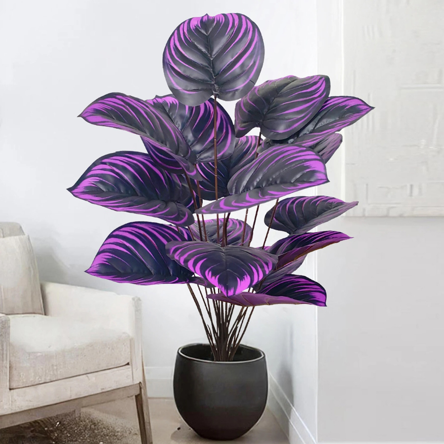 Duża sztuczna palma monstera,  – Ficus Lyrata Tree recenzja i cena